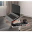 Bureau réglable ajustable pour ordinateur portable avec roulettes, panneau de particules enduit de mélamine blanche, 26,4 x 34,3 x 15,8 pouces | Hauteur réglable 34,3 - 22,4 | Capacité de charge maximale: 17,6 lb | Conception polyvalente et élégante pour le bureau à domicile et le bureau-717417318