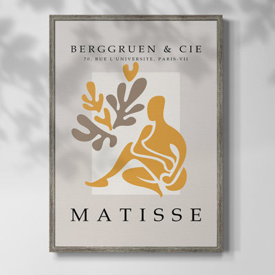 Matisse CEC XXXV, reproduction d'art encadrée - bois massif