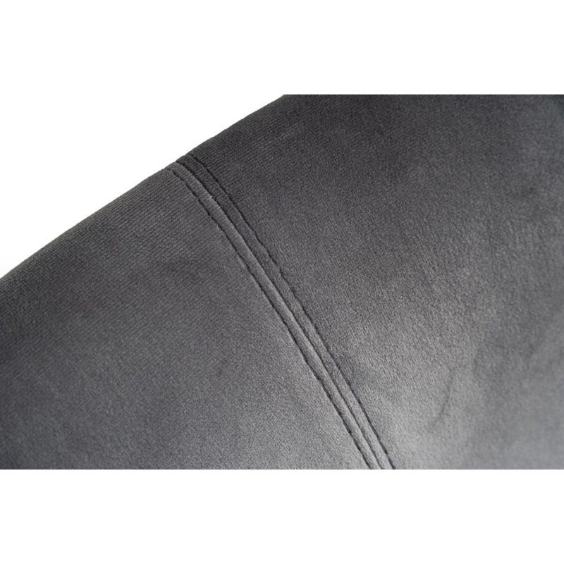 Rouen Velvet Solid Back Side Chair
