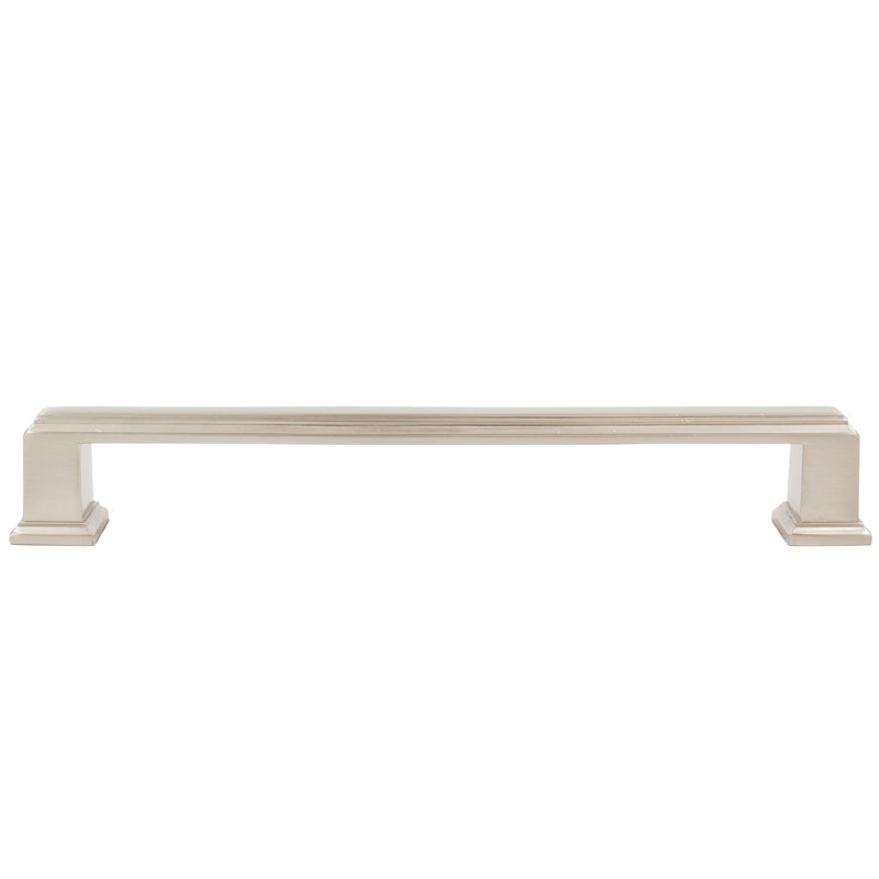 Poignée barre 6 5/16 po Cabinet, Nickel satiné