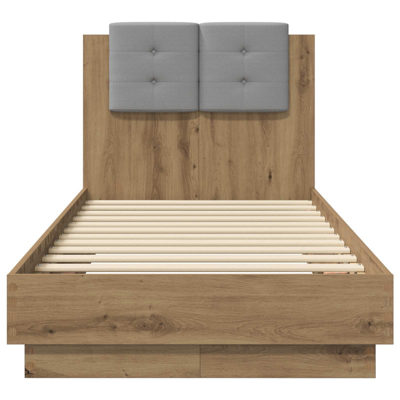 Bed Frame, Artisan Oak