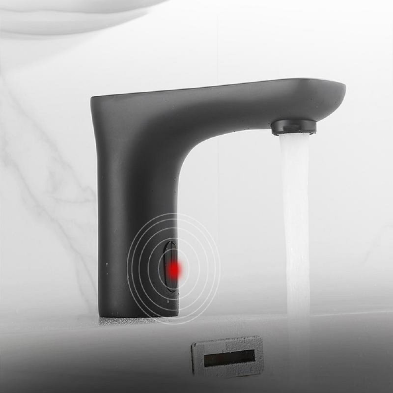BathSelect Touchless Commercial Automatic Sensor Faucet in Matte Black