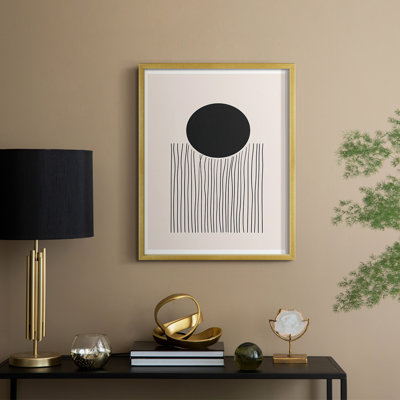 «Abstract Abstract», reproduction encadrée - prêt à accrocher