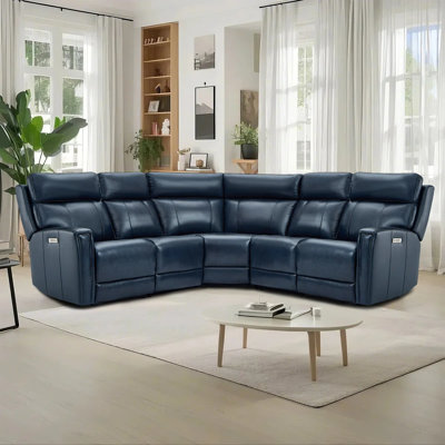 5 pièces, 2 fauteuils inclinables inclinables en cuir, appui-tête électrique