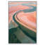 Peach Sand Abstract Canvas Print by Oliver Gal, Black Frame, 10 x 15-652726281-652726286