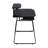 Kazuto Steel Computer Desk with Built-In Electrical Outlet