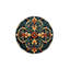 Tapis tissé à motif géométrique et lavable-110913098