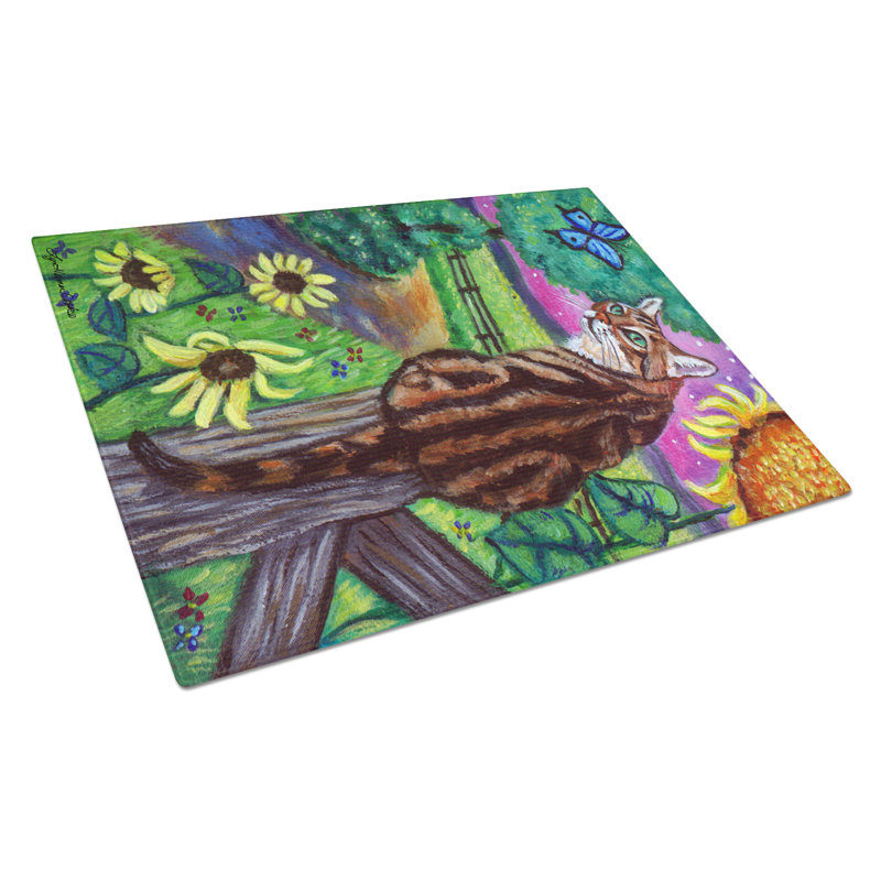 Planche à découper en verre trempé bengal