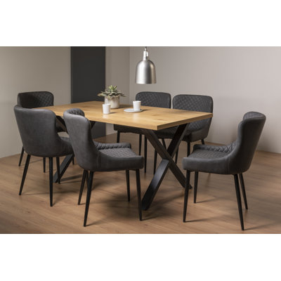 Estrella Metal Base Dining Table