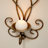 25'' H Iron Wall Wall Sconce