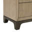 Commode 6 tiroirs caramel et cacao