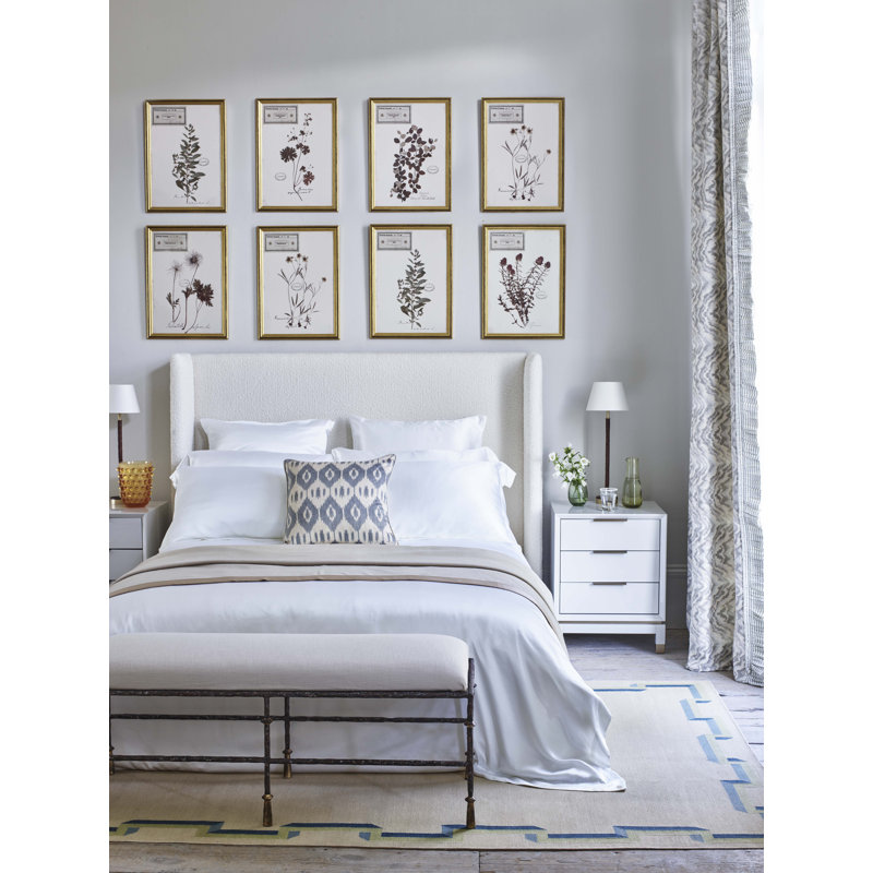 Signature Modern & Contemporary Silk Machine Woven Duvet Cover, W 88"x L 92", White