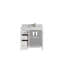 Meuble-lavabo simple 36 po avec plateau Bronya