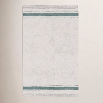 Little Chefs Natural Toffee Hand-Tufted Cotton Rug