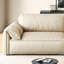 Canapé modulaire en cuir véritable beige