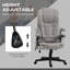 Chaise de bureau de massage vibrante à 6 points HOMcom