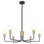 Plafonnier suspendu 6 lumières 29,5 po-346830052