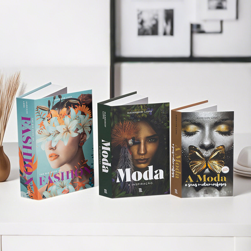 Ensemble de 3 livres décoratifs de divertissement
