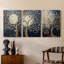 Lanscape Study Series XLII - Ensemble de 3 toiles tendues avec châssis - Prêt à être accroché-924128271