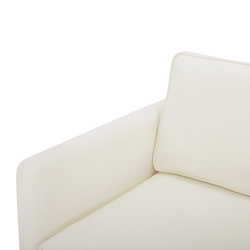 Fauteuil d'appoint Ashby, Blanc