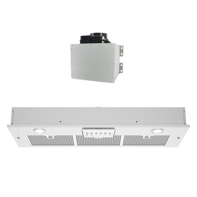 Awoco 36" Stainless Steel 800 CFM Ducted (Vented) Insert Range Hood with Mesh Filter