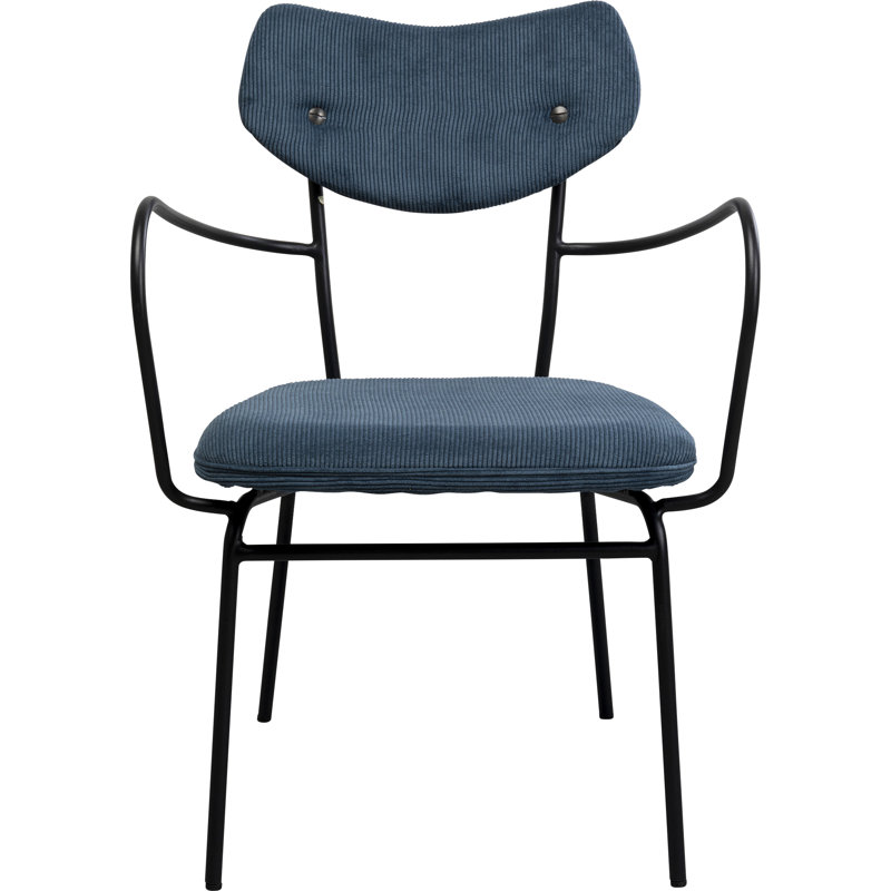 Viola Armchair in Blue, Blue