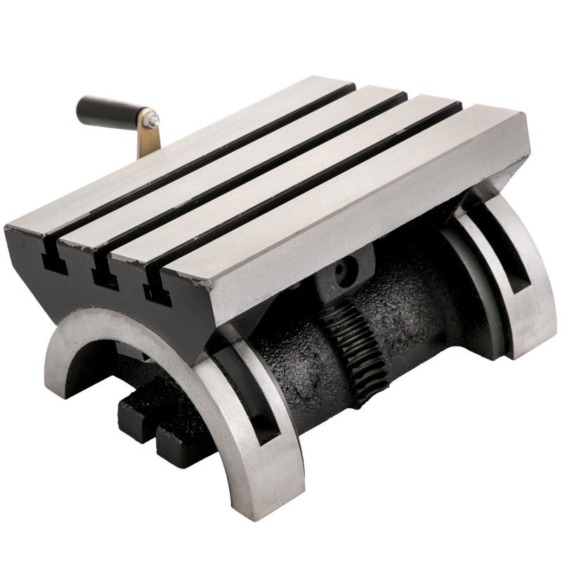 Tilting Milling Table 10x7inch Tilting Angle Milling Machine 0-90°Adjustable Swivel