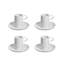 Domo White Porcelain Espresso Cup