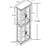 Antique White Display Cabinet With Versatile Storage And Lighting Shelf Advanced Feature-1523955882