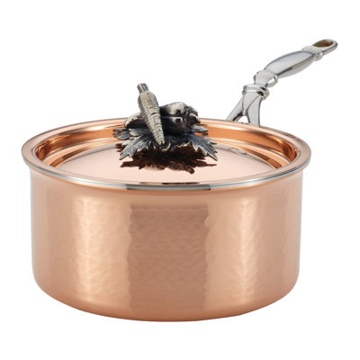 Ruffoni Opus Cupra 1.5 qt. Copper Sauce Pan with Lid