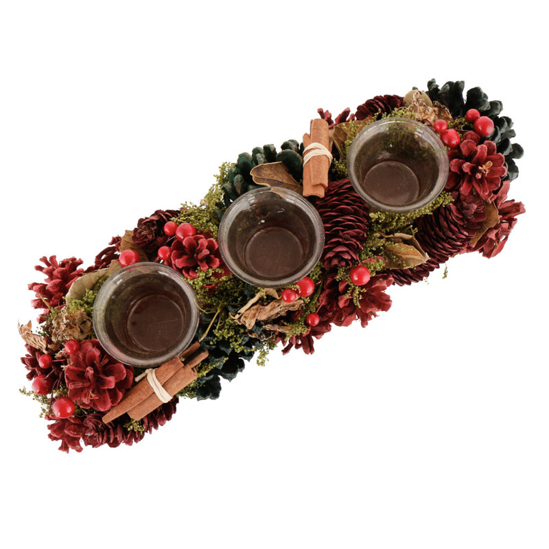 Wood Tabletop Tealight Holder
