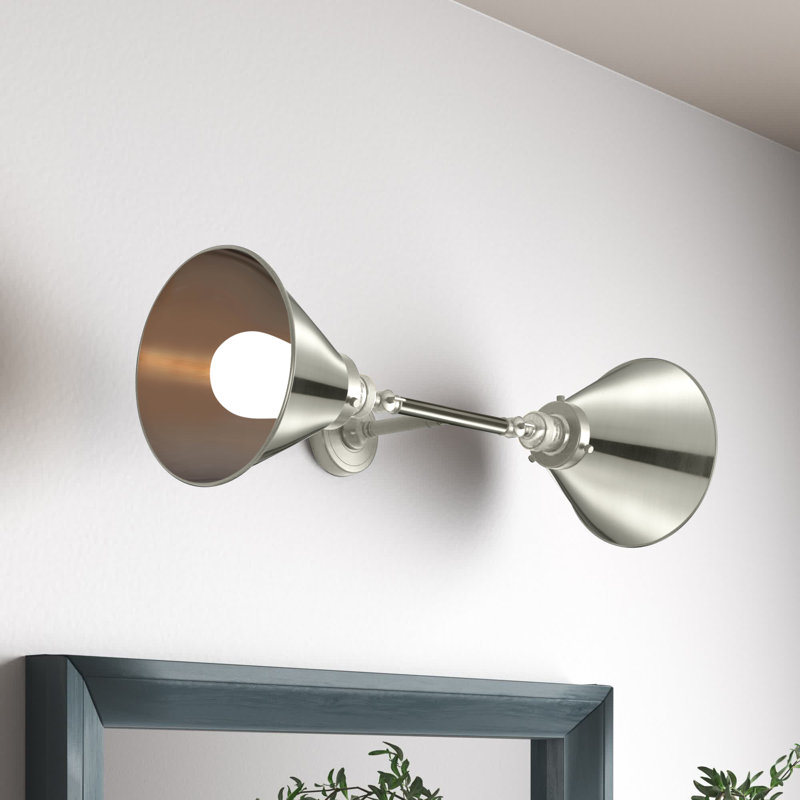 Donovan 2 - Light Dimmable Vanity Light, Matte Black, Matte Black, LED