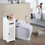 Armoire de salle de bain autoportante L 7,5 po x H 22 po x P 8,5 po Miosha
