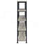 Bibliothèque Driftwood et double largeur