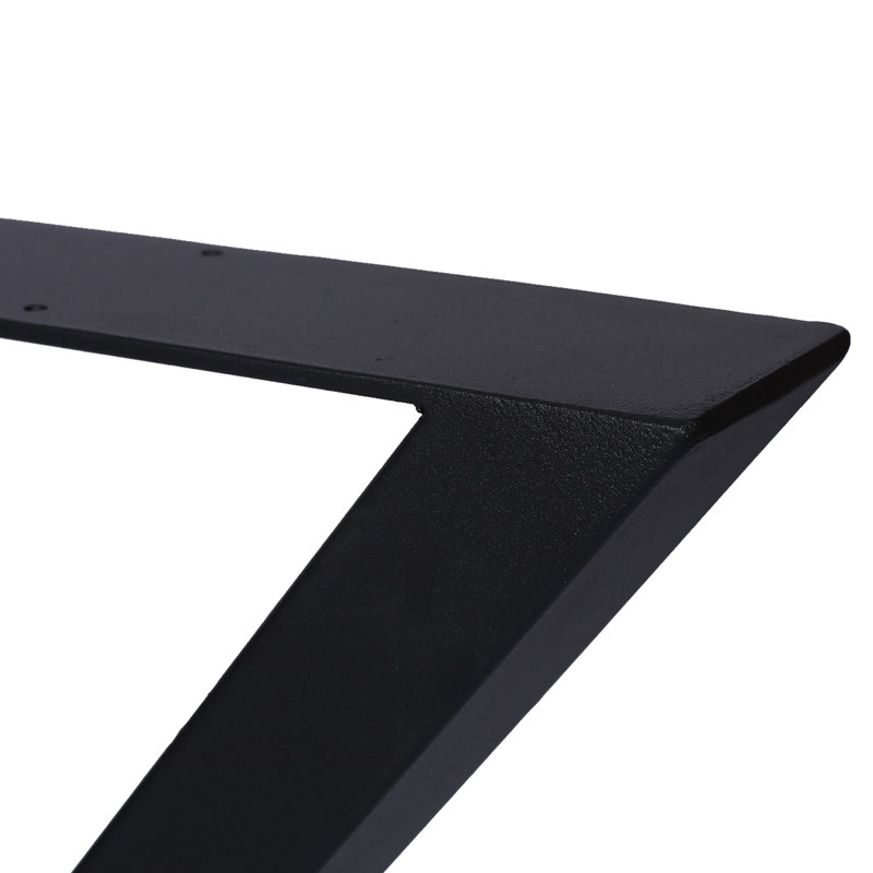Pattes de table 28 po x 24 po, pattes de table en acier robustes