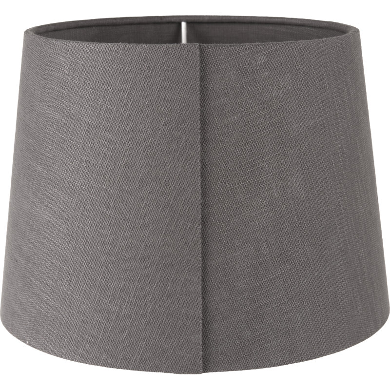 Lys Linen Empire Lamp Shade ( Uno ), 20cm H x 30cm W x 30cm D, Grey