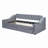 Upholstered Daybed With Storage Armrests And USB Port-348980332