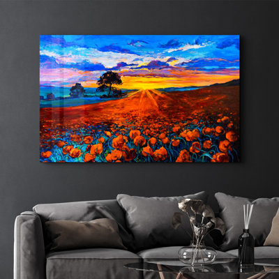Decorative Tempered Glass Painting