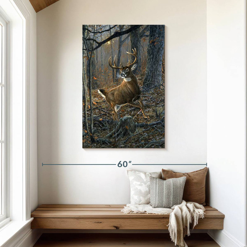 Brampt Buck Fever, 45" H x 30" W