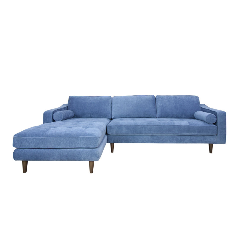 Fauteuil de maquillage modulaire Blue Denim - rembourré, poids de 225 lb