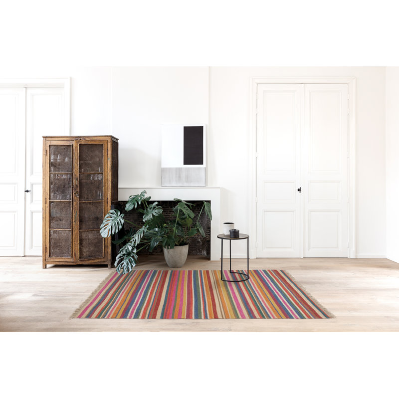 Lodewijk Ikat Hand Woven Area Rug, Rectangle 140 x 200cm