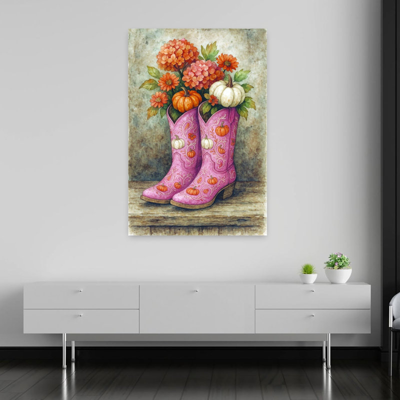 Art contemporain, art mural d'automne contemporain rustique, H 60 po x l 40 po
