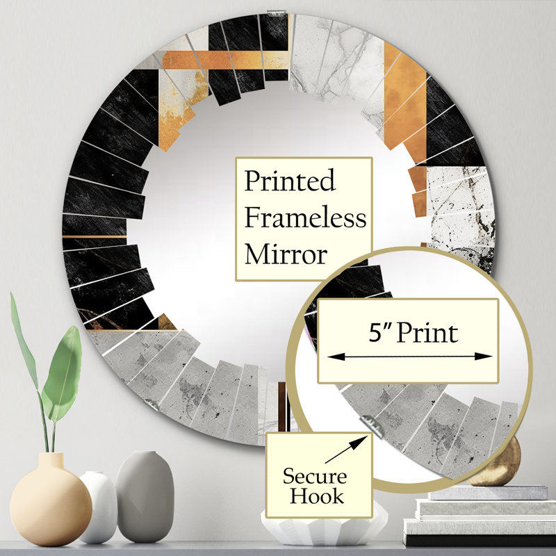 Miroir Bergenline, 24 po x 24 po