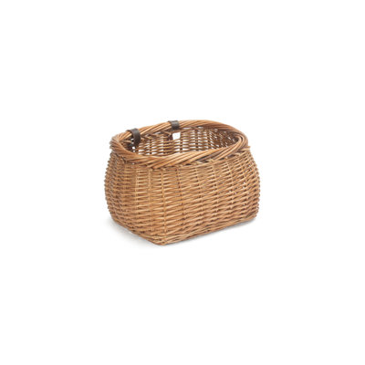 Wicker Heritage Pot Bellied Bicycle Basket