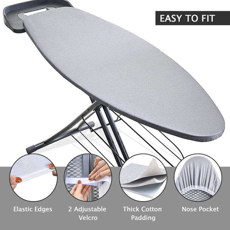 22x57 Ironing Board Cover Heat Resistant, 4-layer