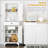 67" Tall Freestanding Kitchen Pantry Cabinet