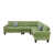 Microfibre / microsuade verte sélectionné