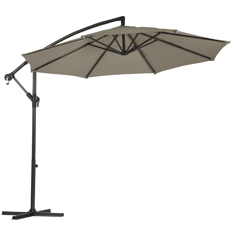 Blanton 270cm Cantilever Parasol, Grey