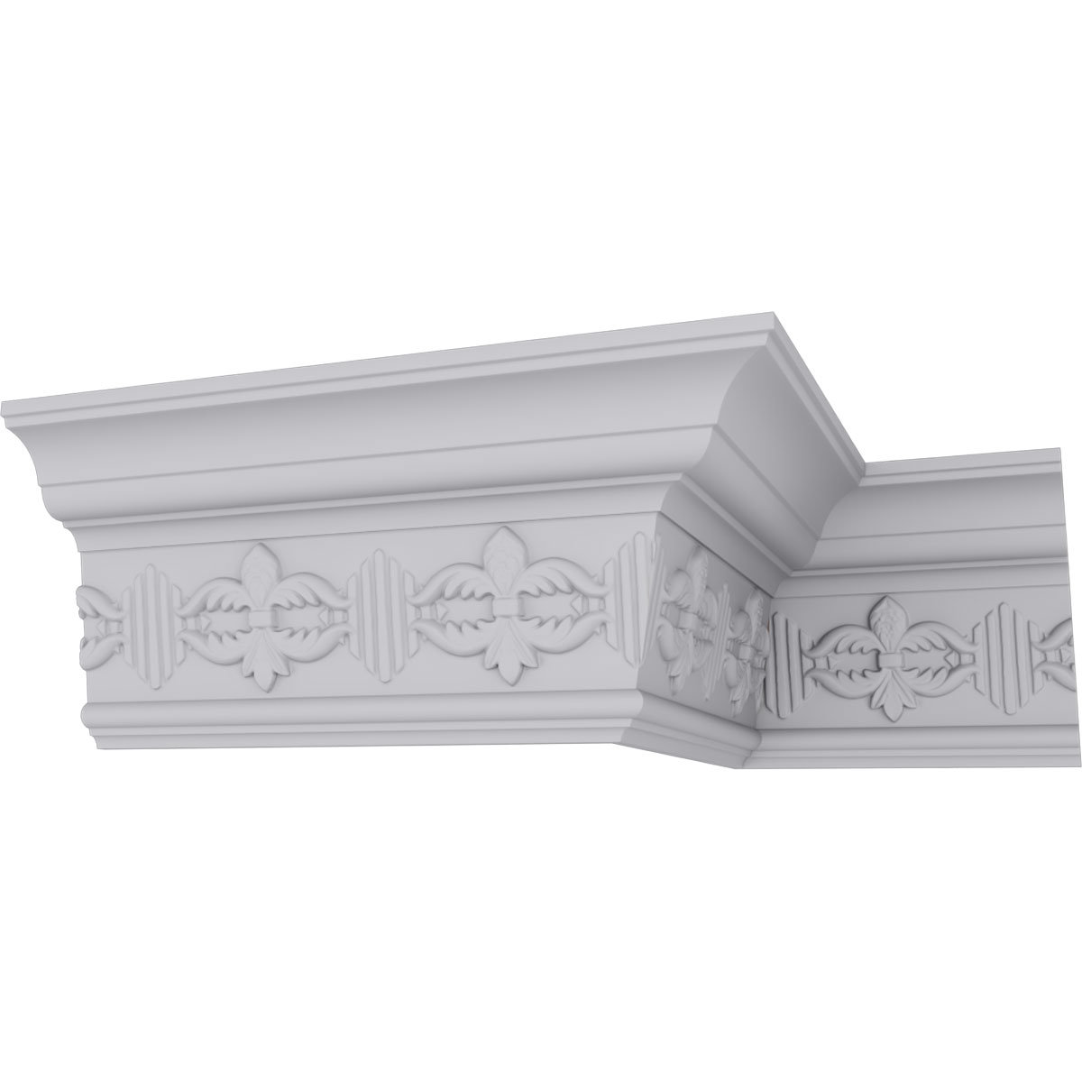 Ekena Millwork 17-1/8 in. x 3 in. x 7/8 in. Versailles Large Ribbon with  Bow Center Onlay ONL17X03X01VE - The Home Depot