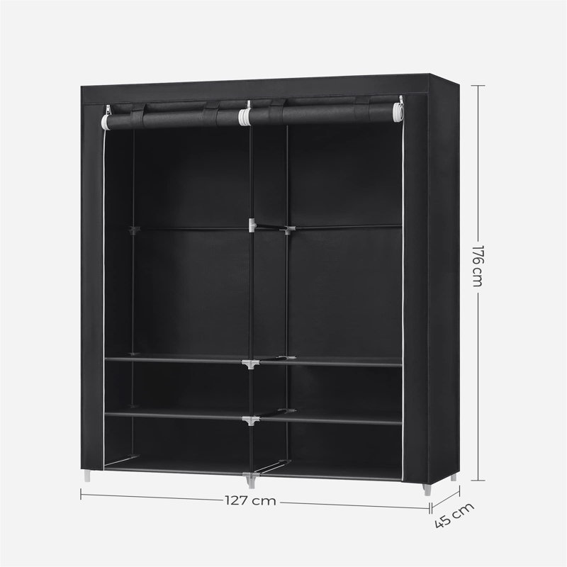 Ewelina Metal Wardrobe